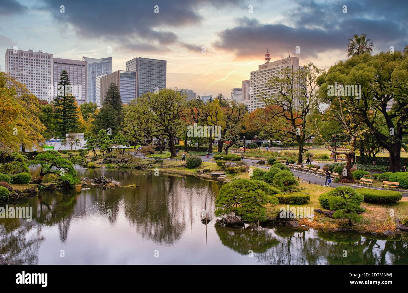 Japan, Tokyo City, Hibiya Park Stock Photo