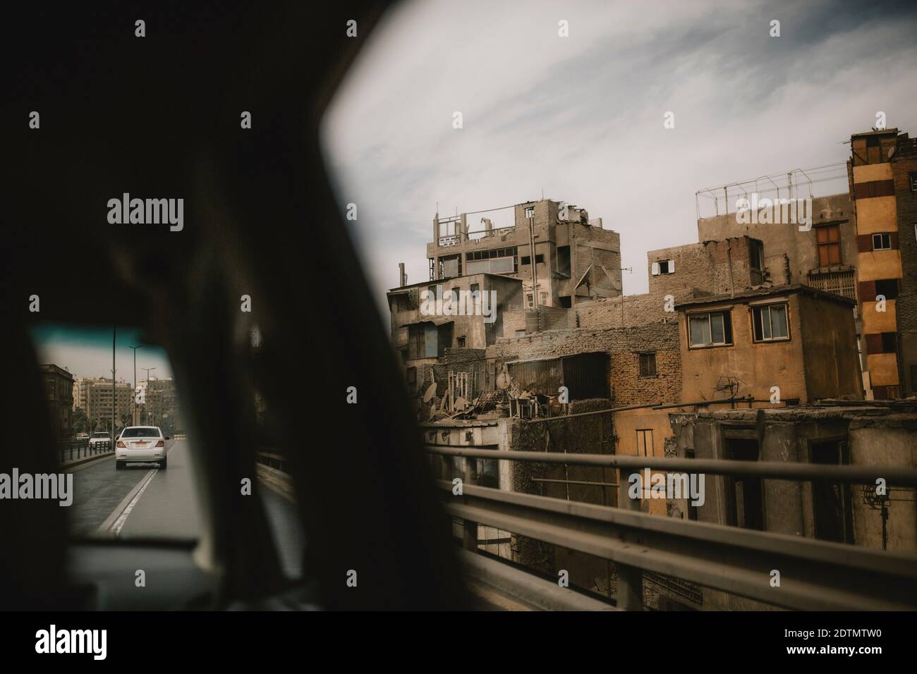 Road in Cairo, Egypt Stock Photo