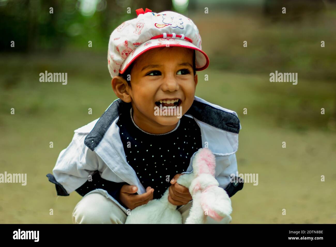 There's nothing more pure than an innocent child's smile Stock Photo