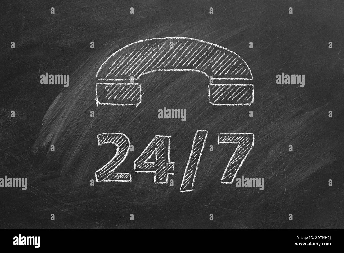 icon-of-24-hour-hotline-stock-photo-alamy