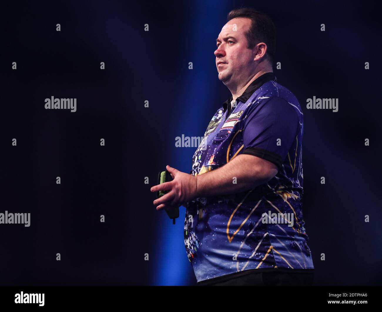 Brendan Dolan gets ready to walk to the stage during day eight of the