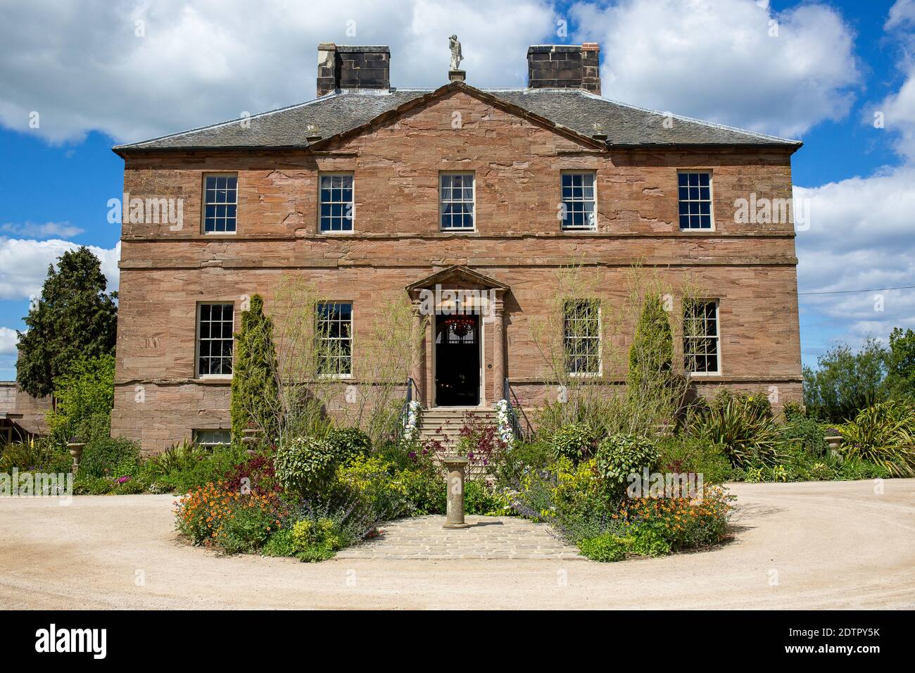 Newton Hall Northumberland Stock Photo Alamy