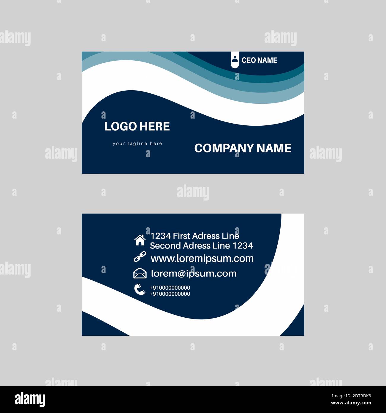Visiting card design hires stock photography and images Alamy