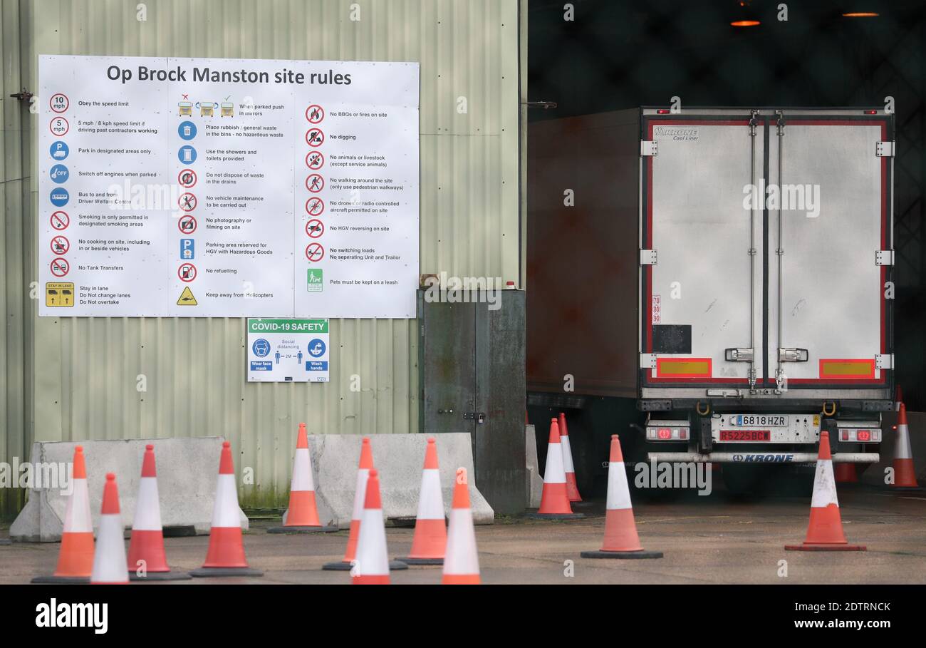 Lorry Entry Manston Airport Lorry Park High Resolution Stock Photography and Images ...