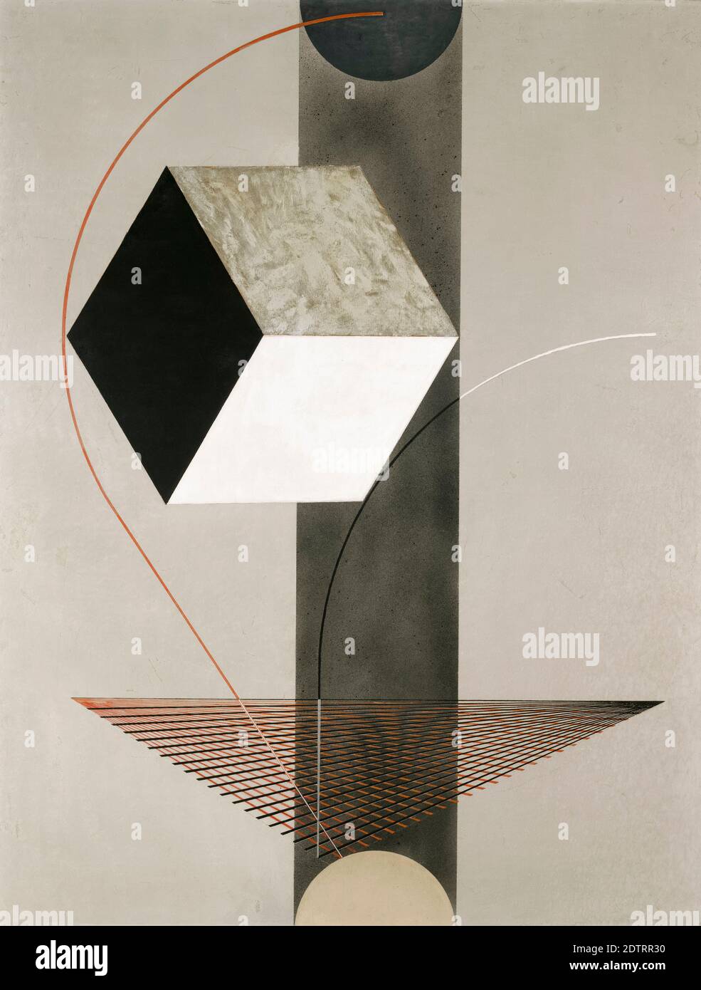 El Lissitzky, abstract painting, Proun 99, 1923-1925 Stock Photo