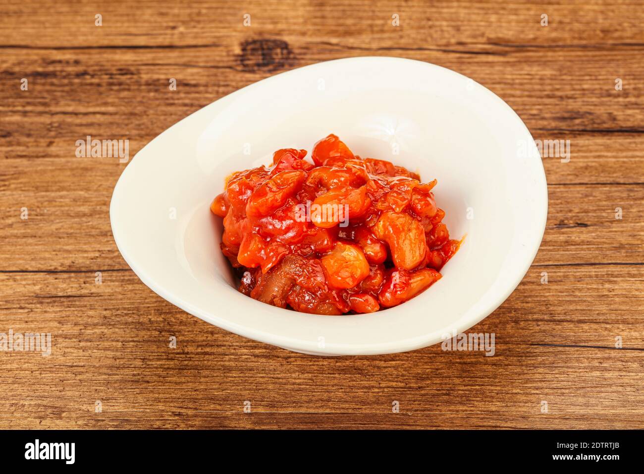 Baked kidney with tomato sauce and pepper Stock Photo Alamy
