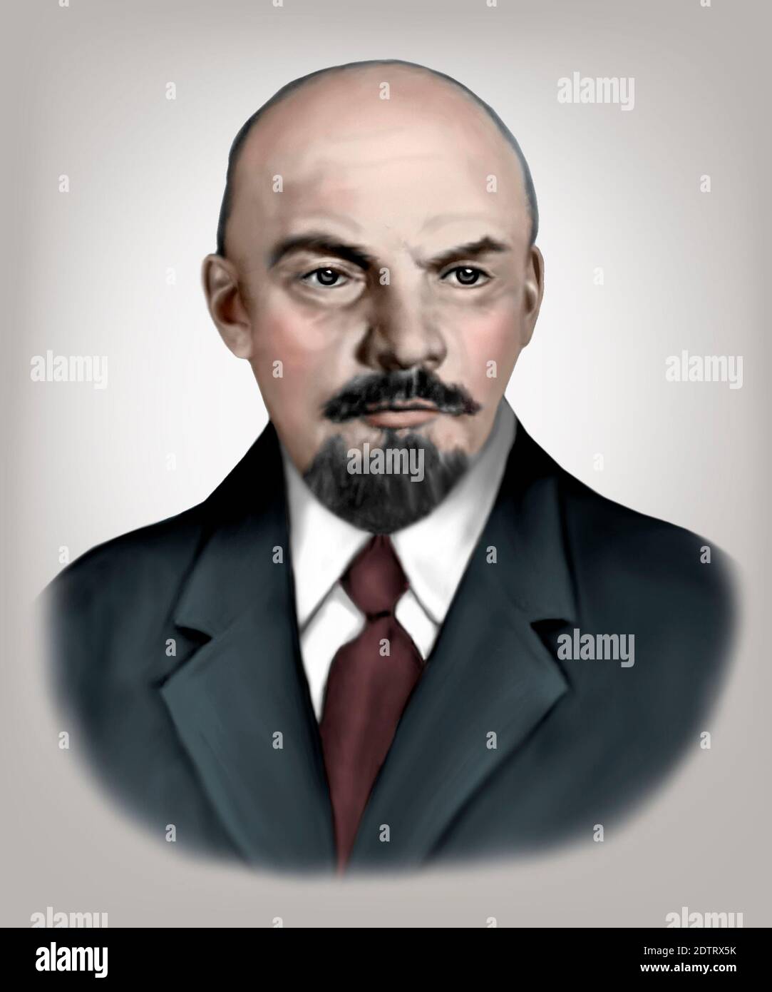Vladimir Ilyich Lenin 1870-1924 Russian Revolutionary Stock Photo