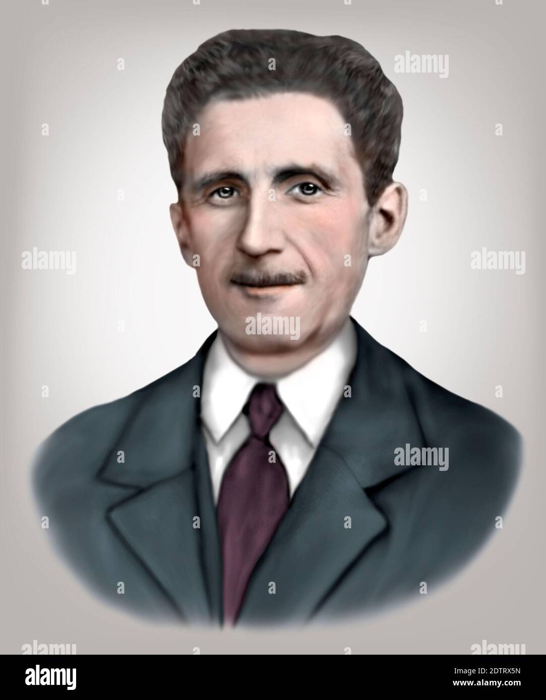 Orwell 19031950 English Novelist Essayist Stock Photo Alamy