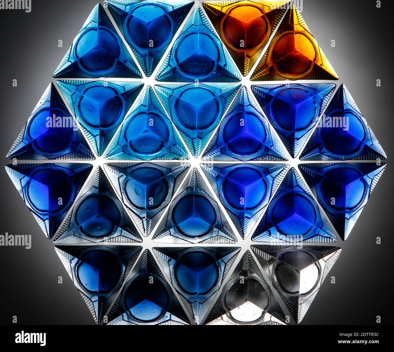 contemporary glass art Stock Photo