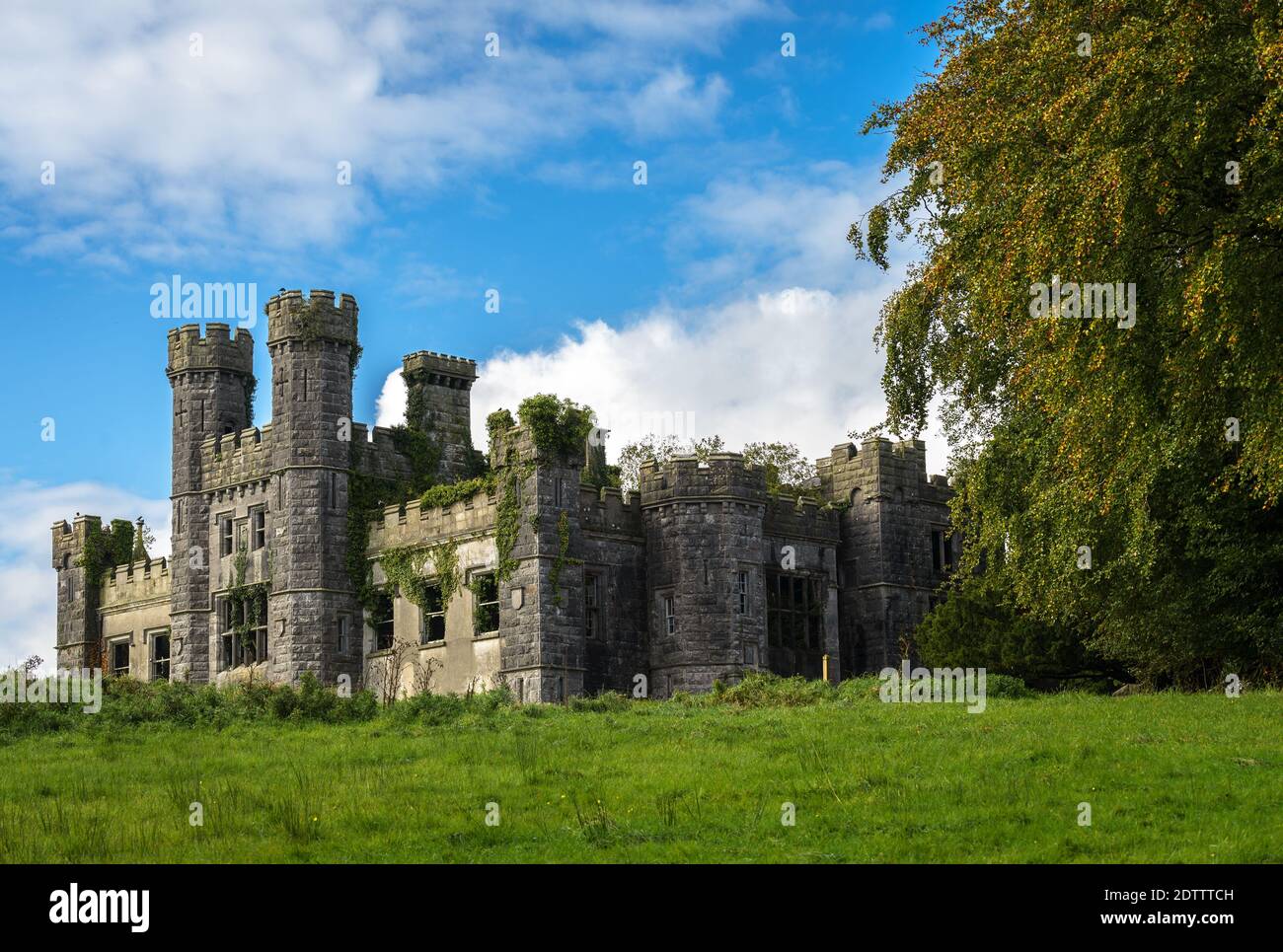 Castle Saunderson is a castle near Belturbet, County Cavan, Ireland Stock Photo