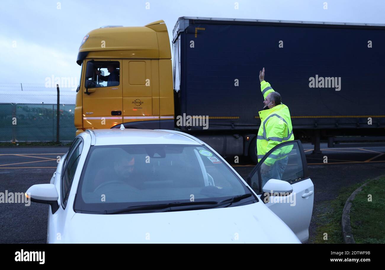Lorry Entry Manston Airport Lorry Park High Resolution Stock Photography and Images ...