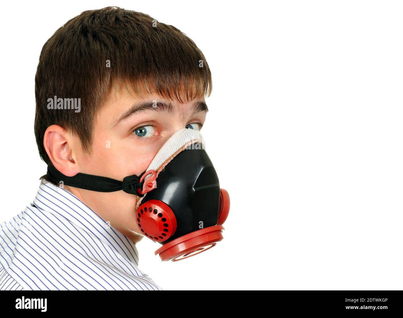 Teenager Gas Mask High Resolution Stock Photography and Images - Alamy