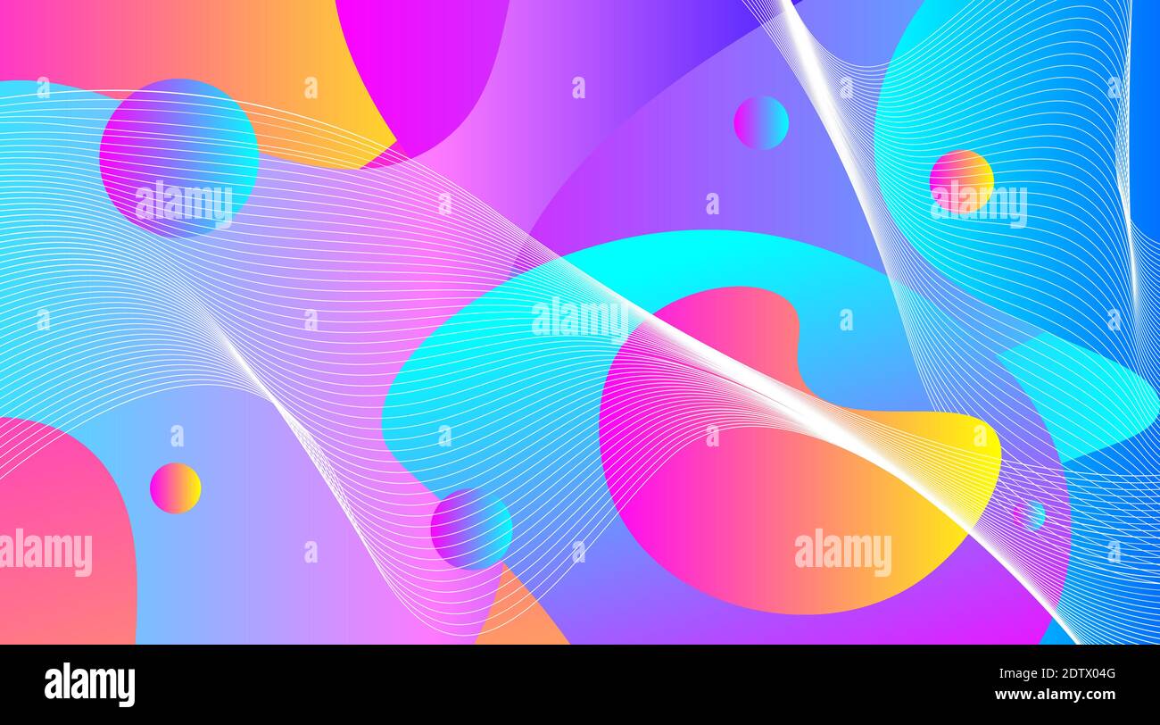Abstract futuristic colorful background Stock Vector