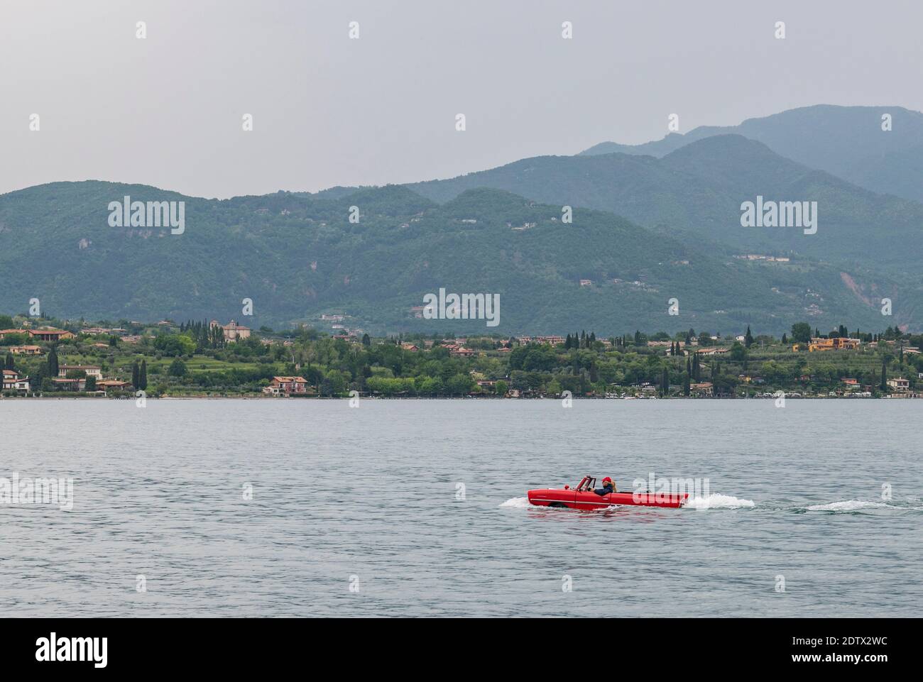 Scenic View Of Lake Against Mountains Stock Photo