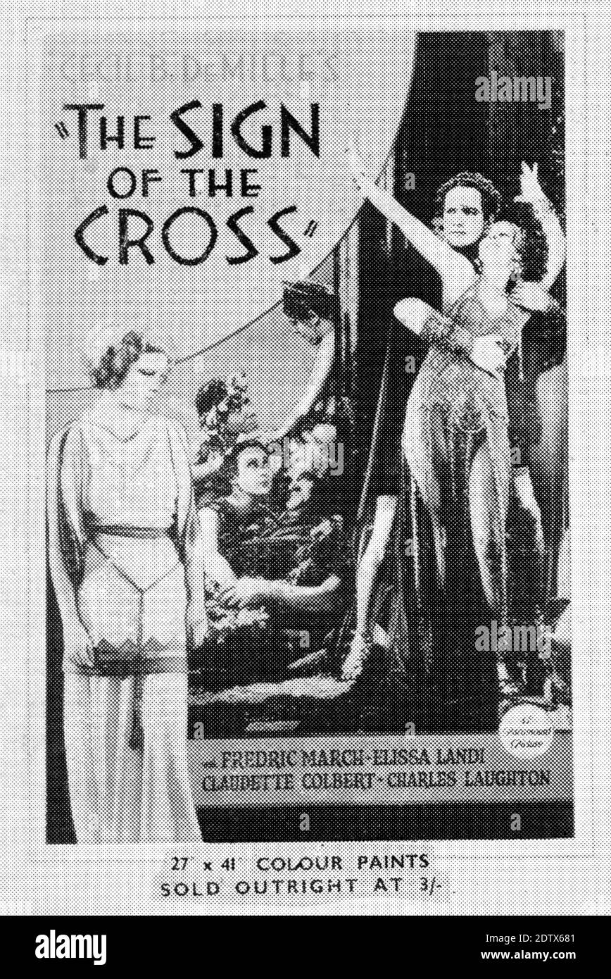 ELISSA LANDI FREDRIC MARCH And JOYZELLE JOYNER In THE SIGN OF THE CROSS ...