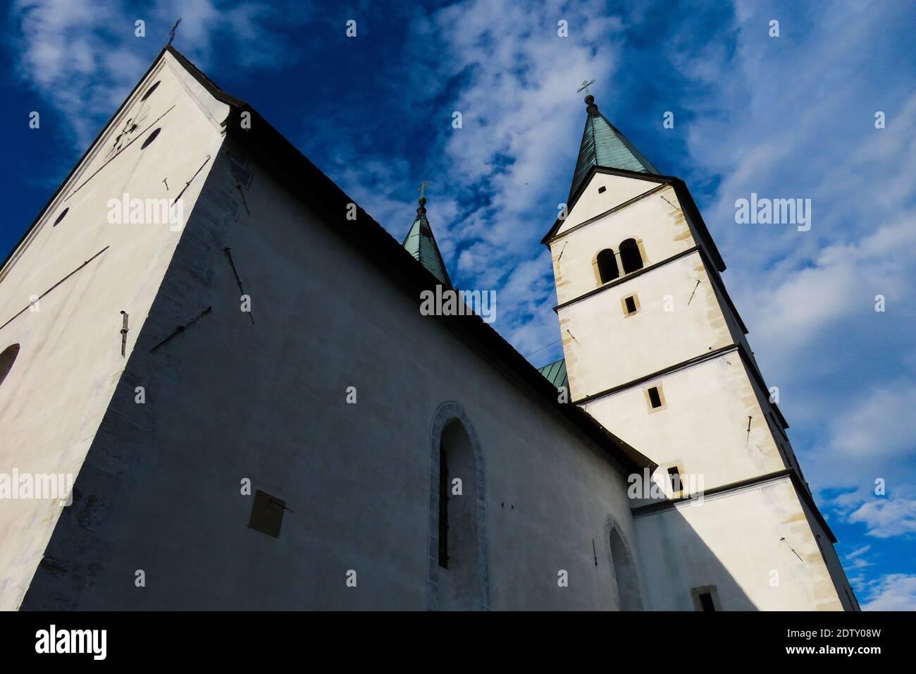Low Angle View Of Church Against Sky Stock Photo