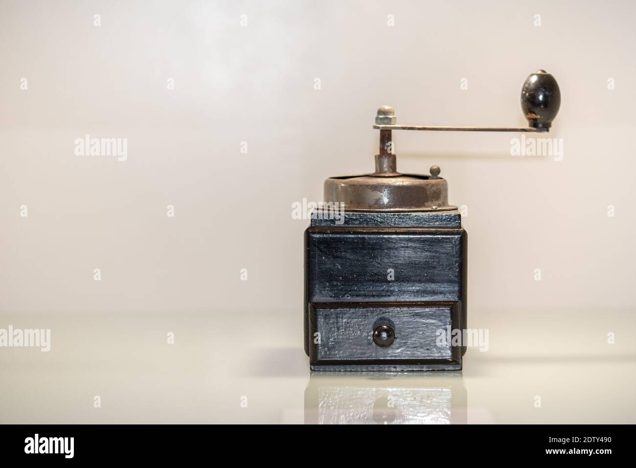 Antique coffee grinder Stock Photo Alamy
