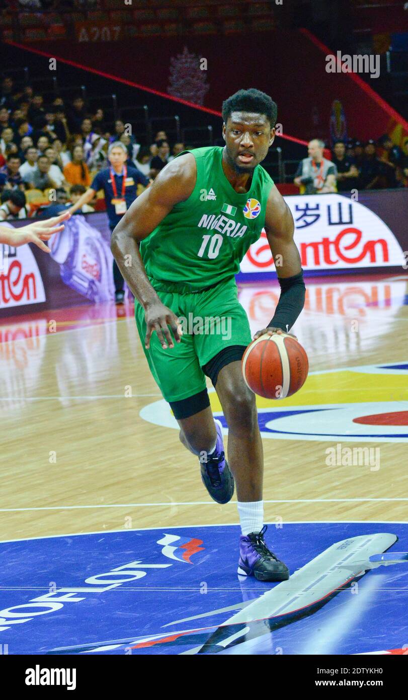 Chimezie Metu (Nigeria). FIBA Basketball World Cup China 2019. First Round Stock Photo