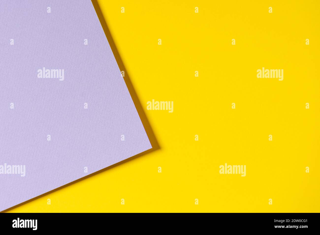 Abstract geometric paper background in yellow and gray colors Stock Photo