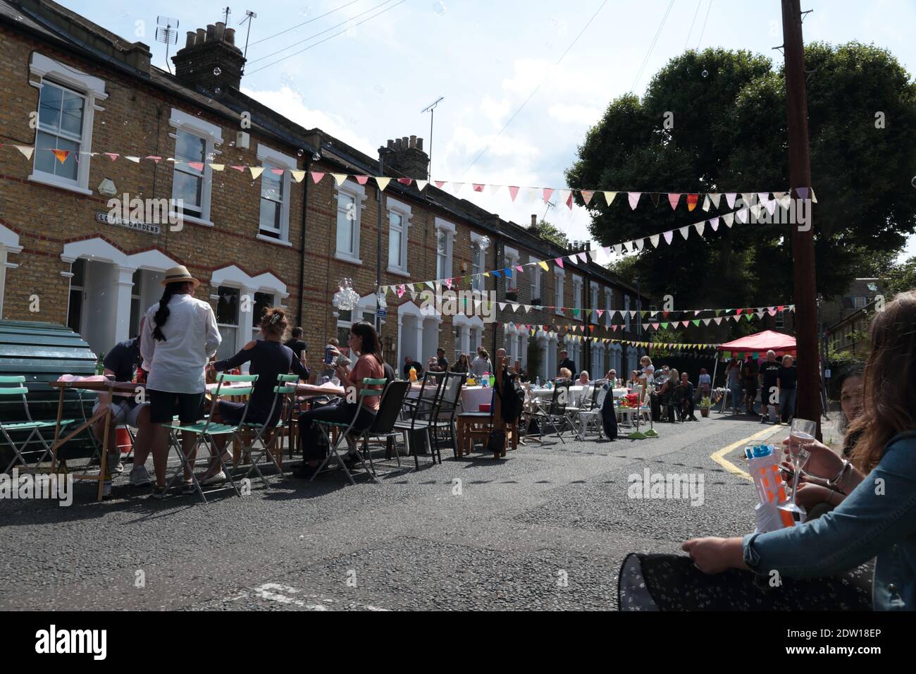 Street Party in East London Stock Photo - Alamy