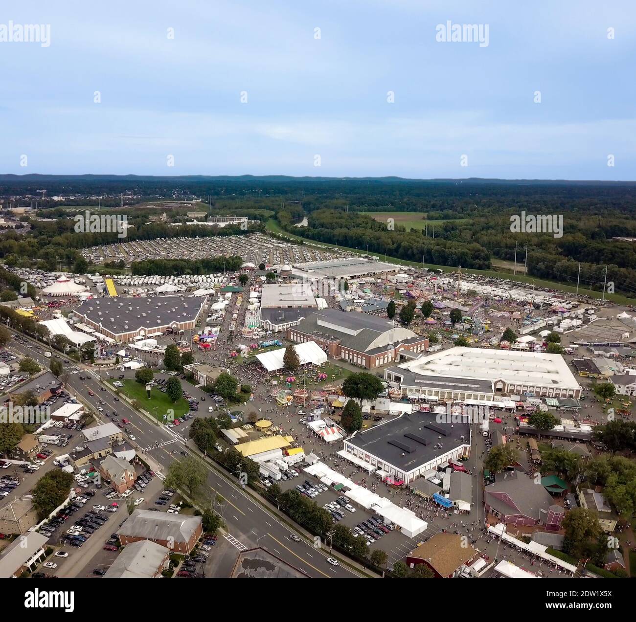 Aerial Images Of The Big E Eastern States Exposition In West