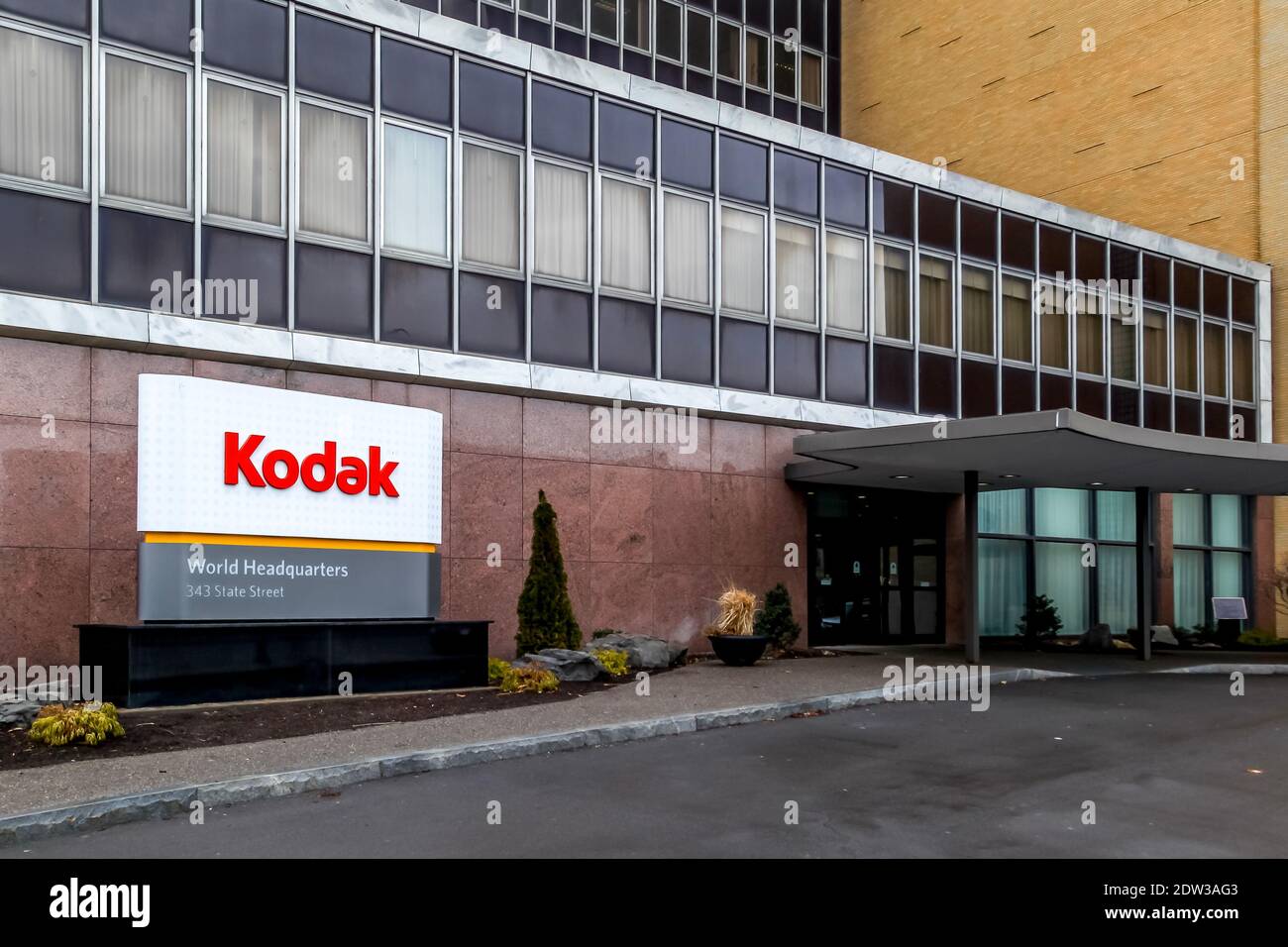 Kodak World Headquarters building is seen in Rochester, NY, USA . Stock Photo