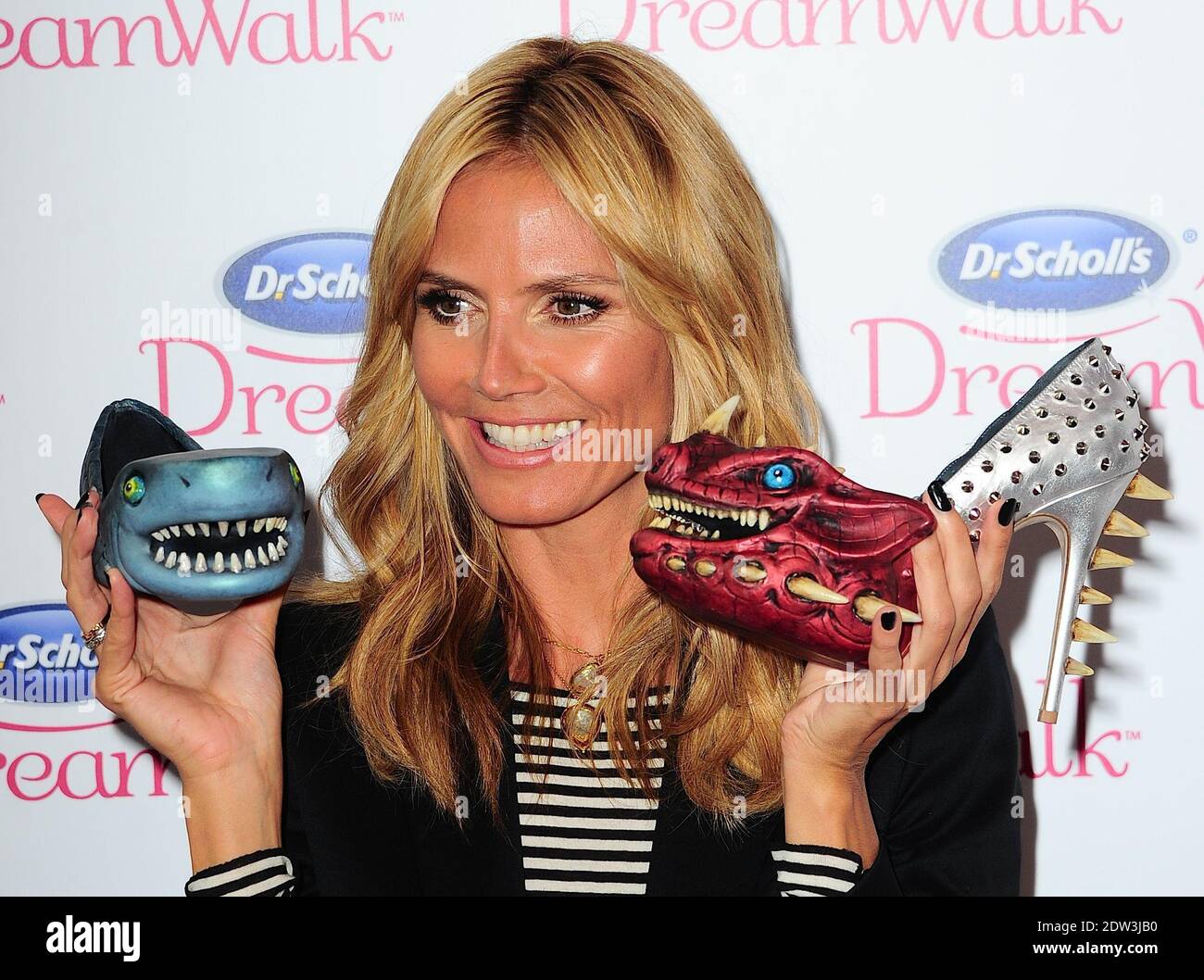 Model/TV personality Heidi Klum attends the Dr. Scholl's DreamWalk Line