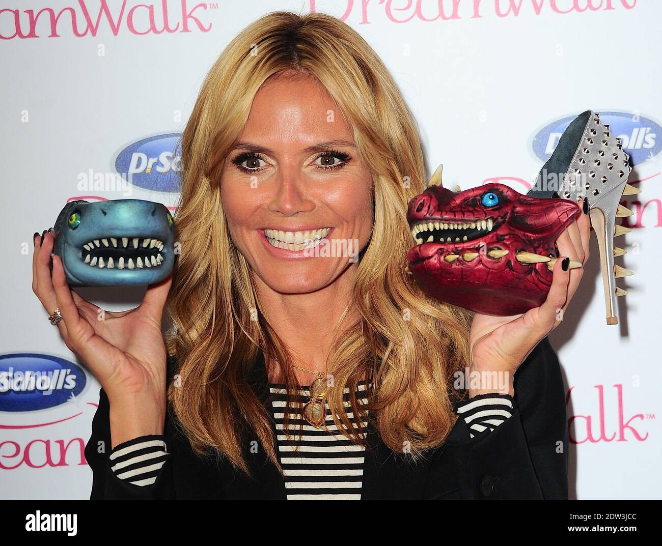 Model/TV personality Heidi Klum attends the Dr. Scholl's DreamWalk Line