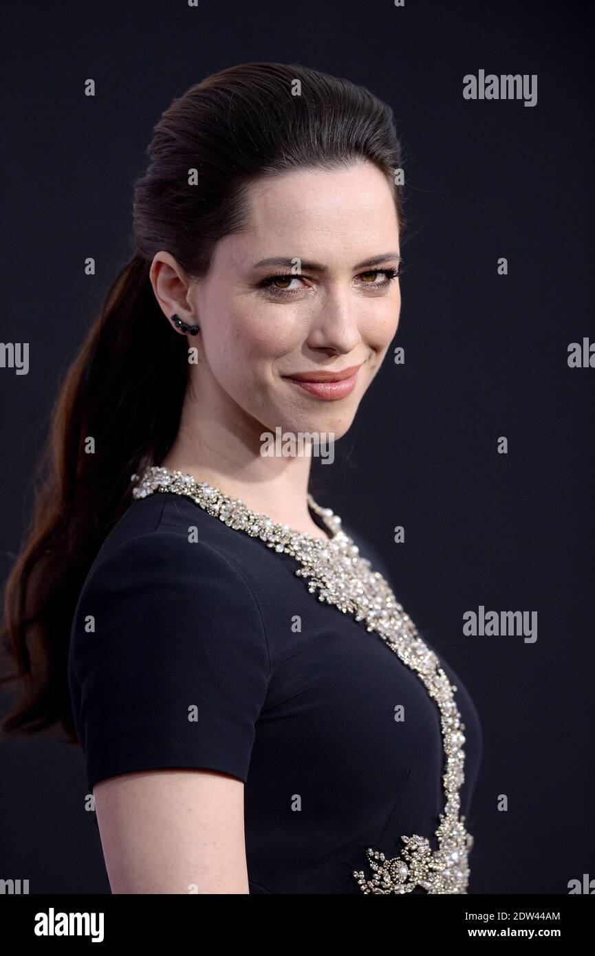Rebecca Hall attends the premiere of Warner Bros. Pictures Transcendence at Regency Village Theatre in Los Angeles, CA, USA, on April 10, 2014. Photo by Lionel Hahn/ABACAPRESS.COM Stock Photo