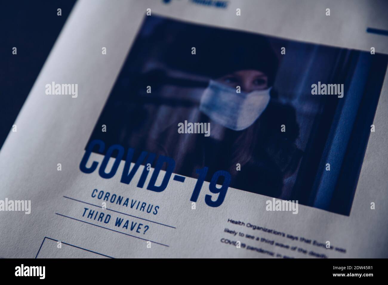 Covid 19 newspaper hi-res stock photography and images - Alamy