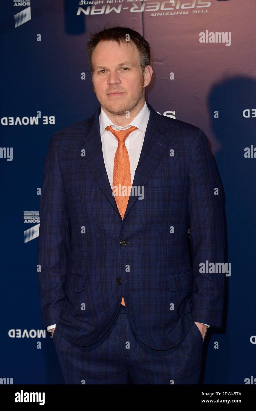 Marc Webb attending the premiere of the film The Amazing Spiderman 2