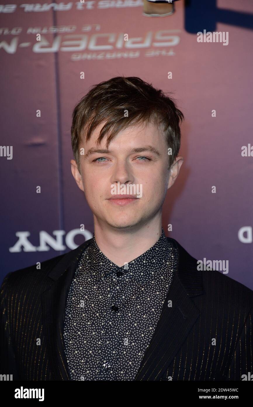 Dane Dehaan attending the premiere of the film The Amazing Spiderman 2 held at Le Grand Rex in Paris France on April 11, 2014. Photo by Nicolas Briquet/ABACAPRESS.COM Stock Photo
