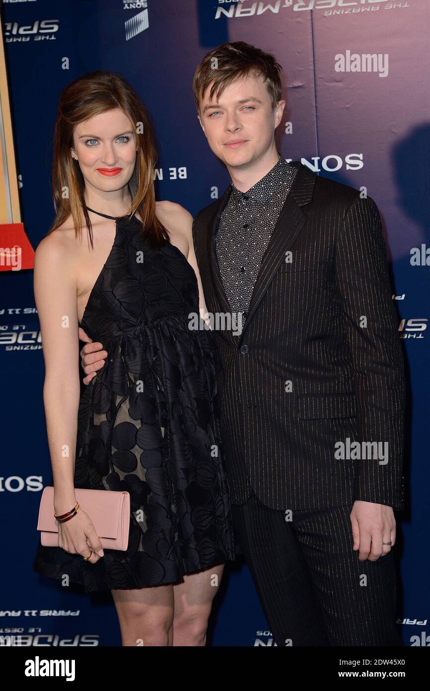 Anna Wood and Dane Dehaan attending the premiere of the film The Amazing Spiderman 2 held at Le Grand Rex in Paris France on April 11, 2014. Photo by Nicolas Briquet/ABACAPRESS.COM Stock Photo