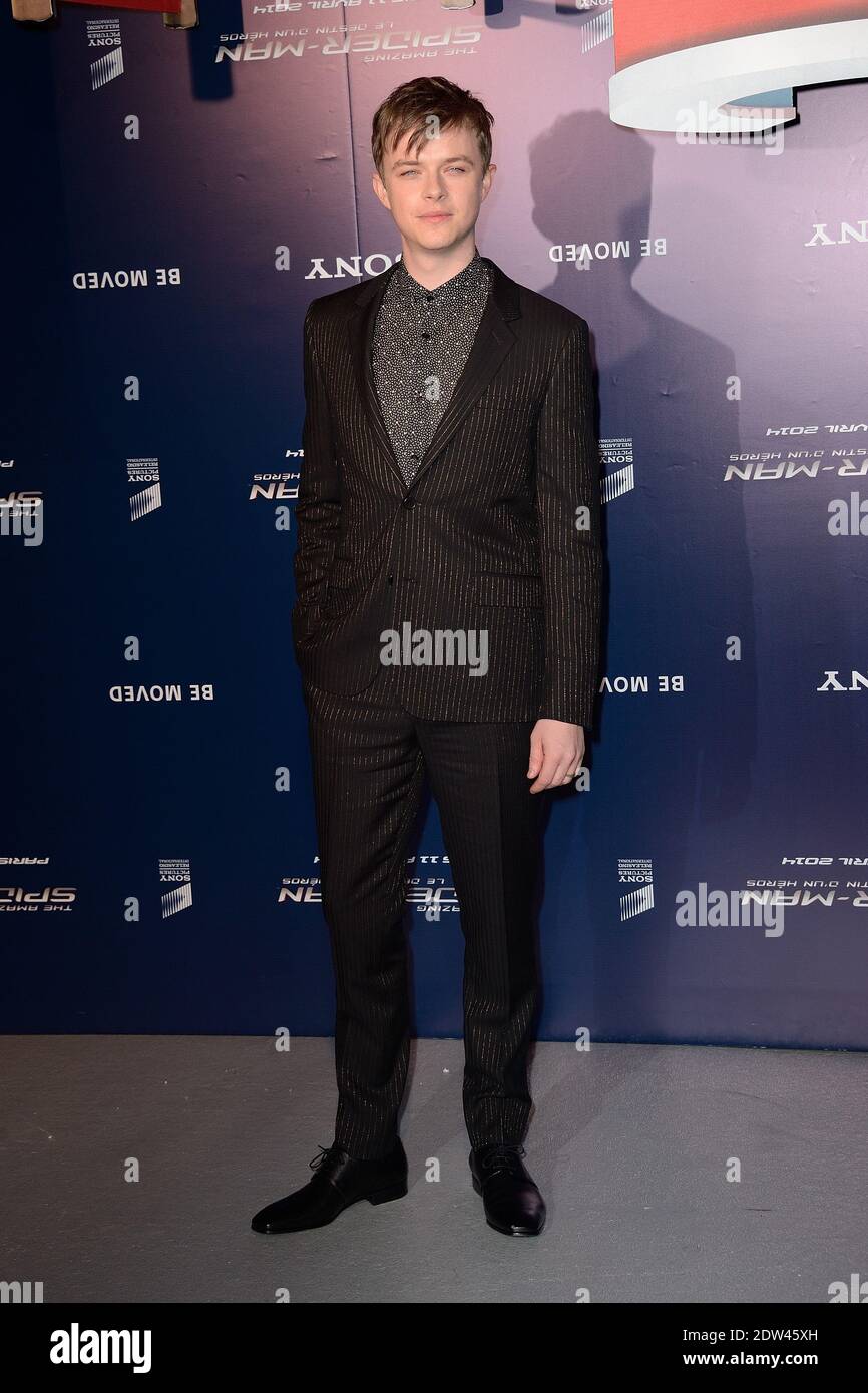 Dane Dehaan attending the premiere of the film The Amazing Spiderman 2 held at Le Grand Rex in Paris France on April 11, 2014. Photo by Nicolas Briquet/ABACAPRESS.COM Stock Photo
