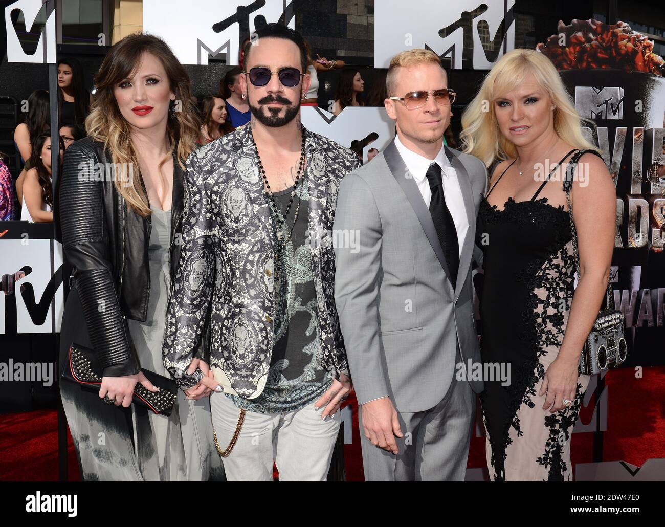 Aj mclean and rochelle deanna karidis hi-res stock photography and