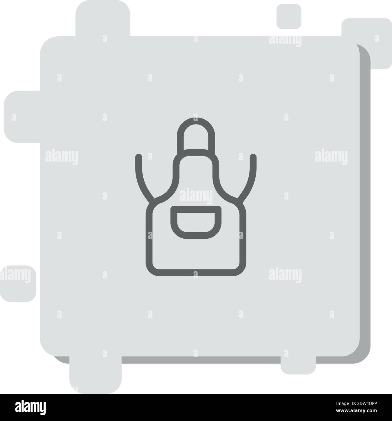 apron vector icon modern simple vector illustration Stock Vector Image ...