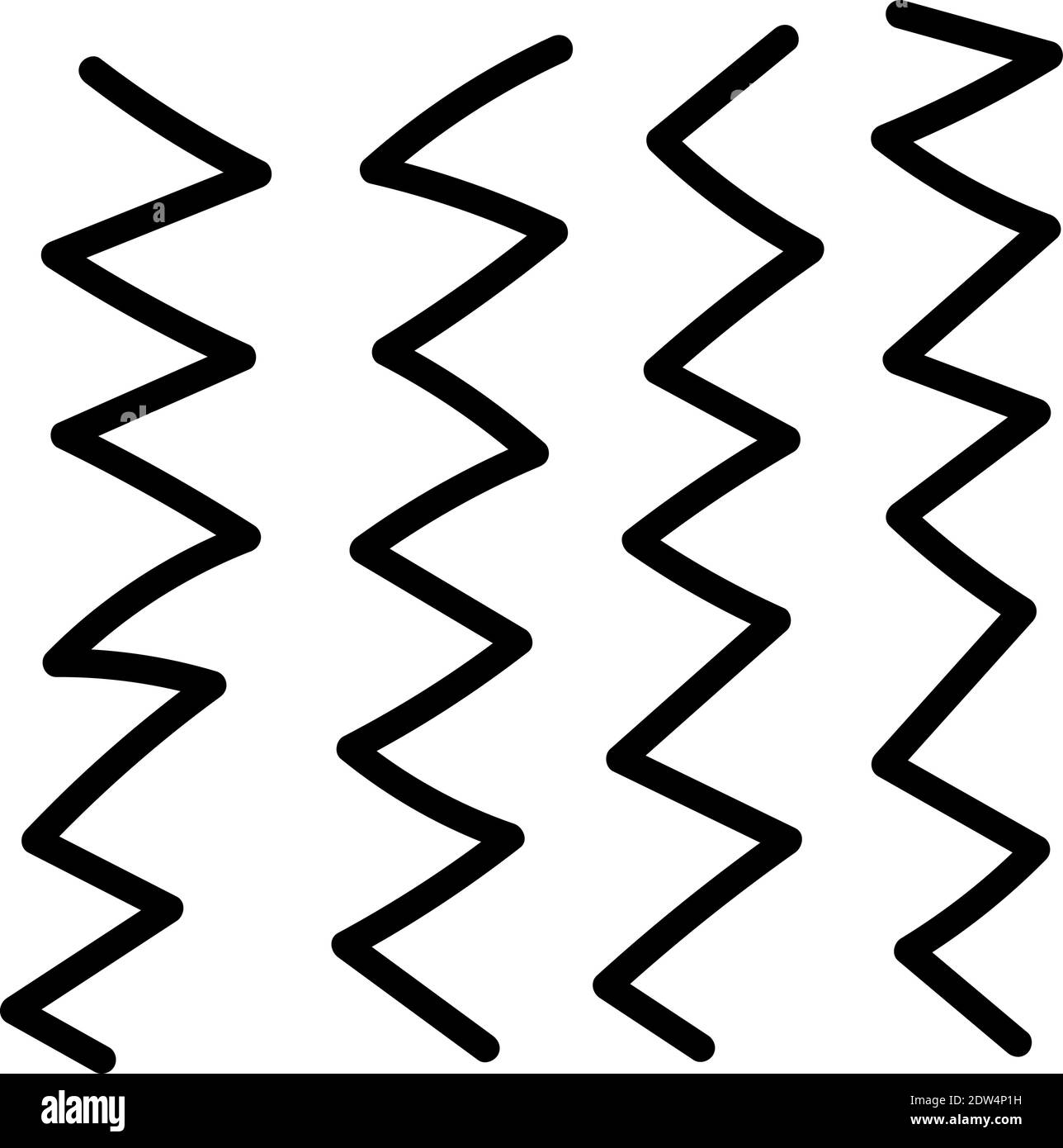 prototype patroon stilte Cool zig zag vector, hand drawing Stock Vector Image & Art - Alamy