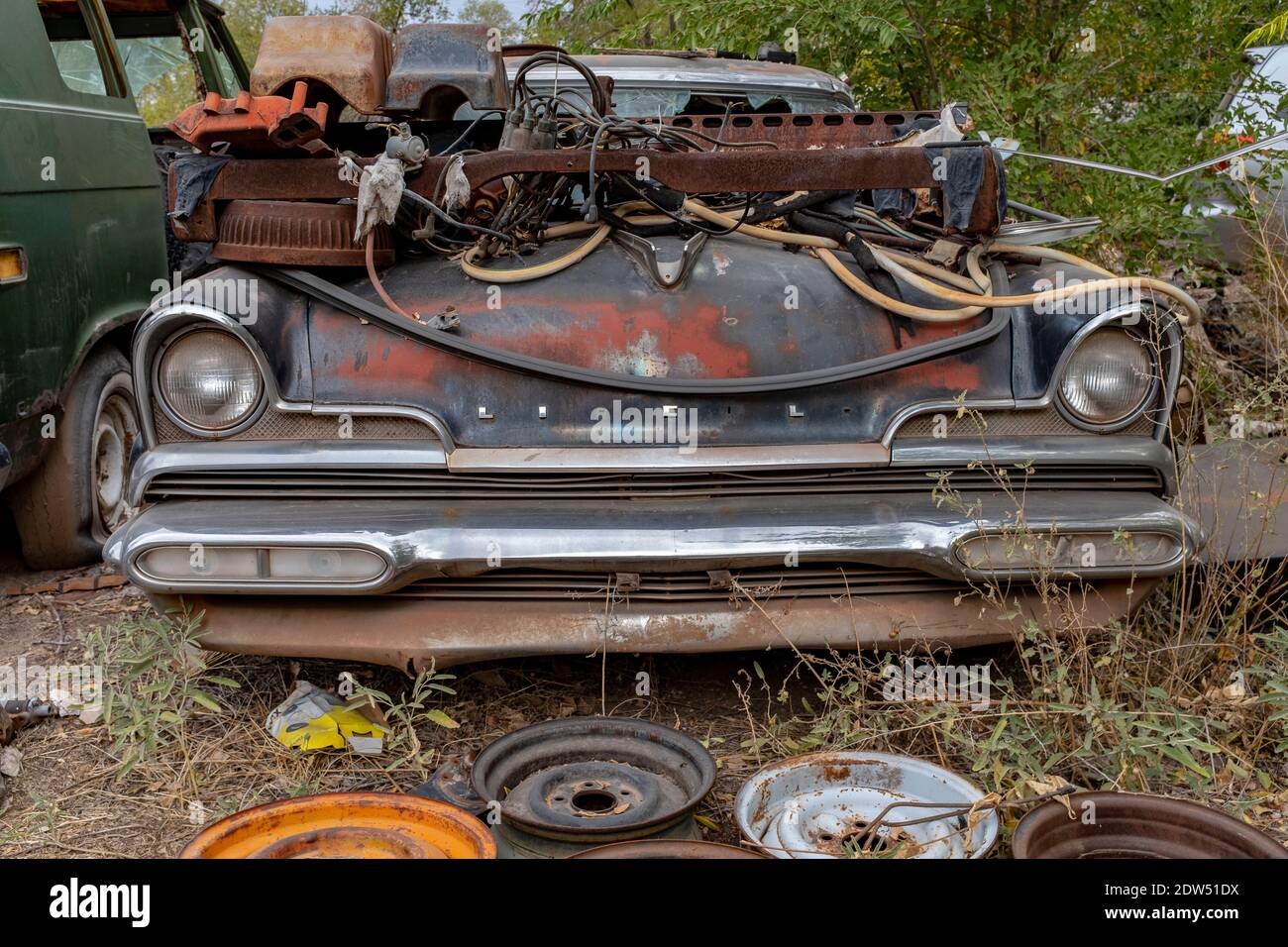 Junkyard Cars And Trucks High Resolution Stock Photography and Images