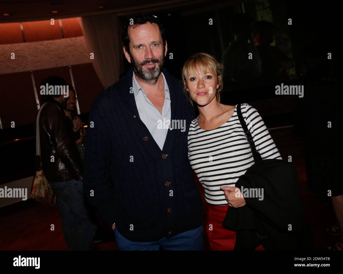 EXCLUSIVE Christian Vadim and his wife Julia Livage attending Les