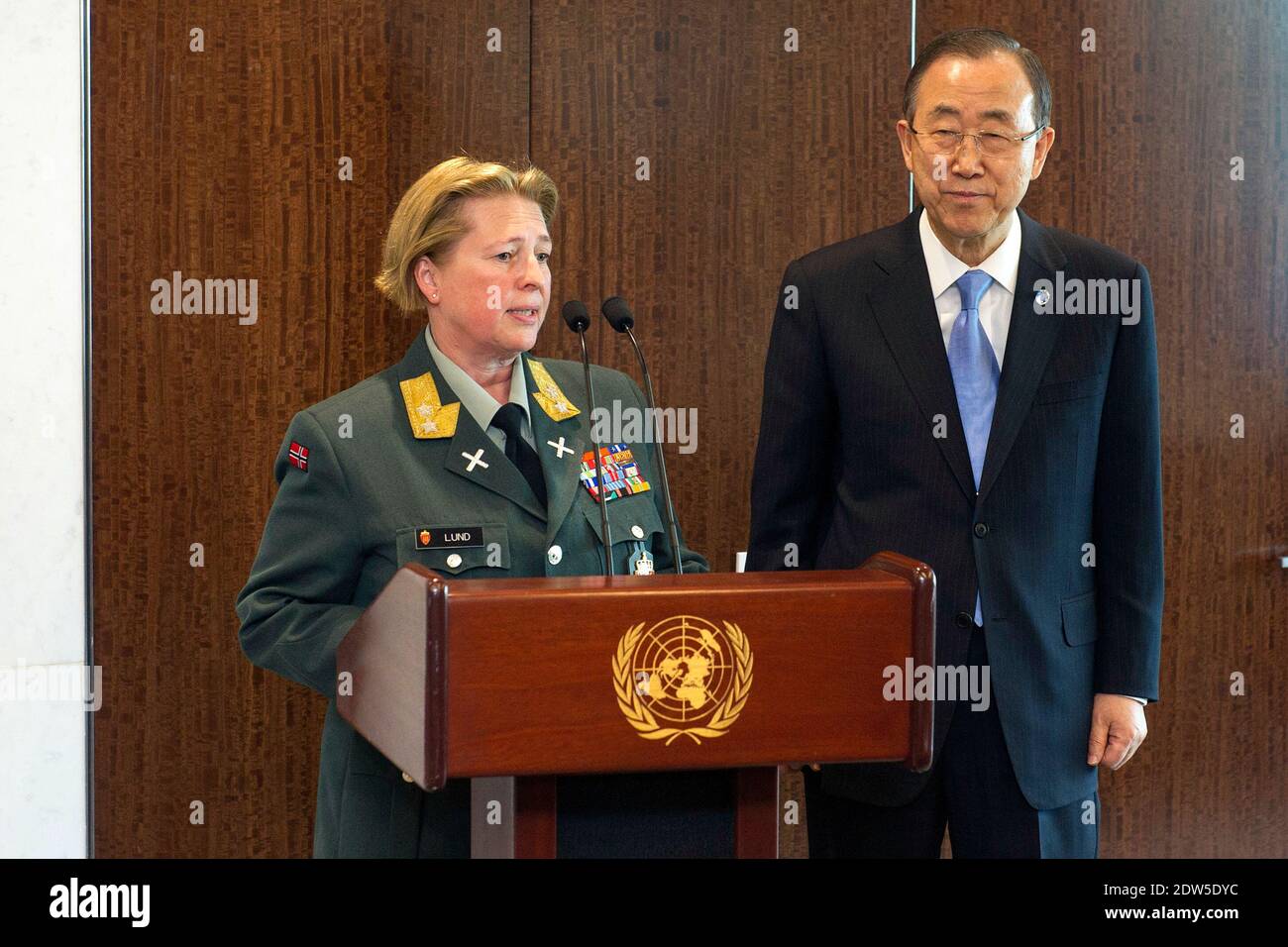 The Secretary-General with Major-General Kristin Lund of Norway Meets ...