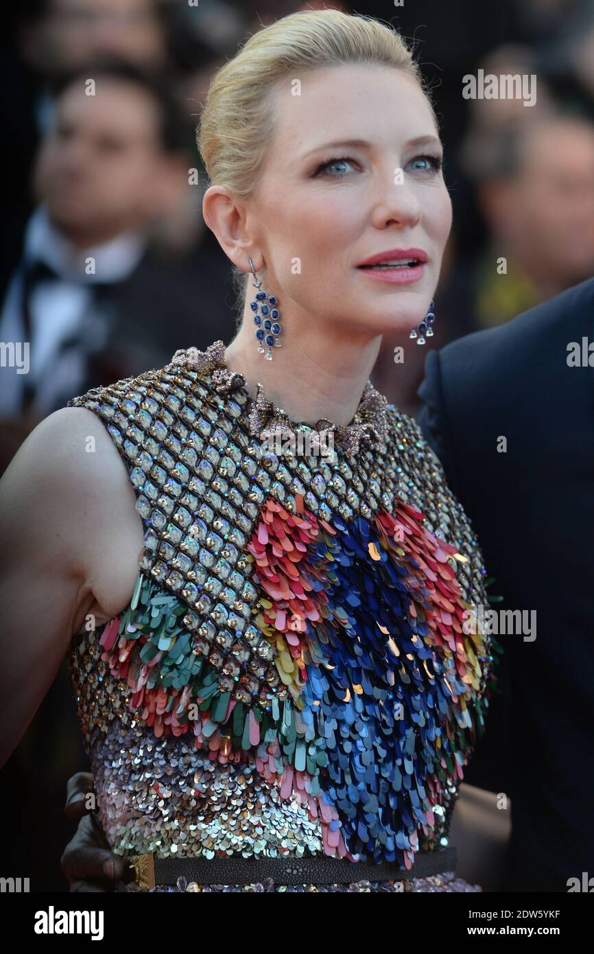 Cate Blanchett arrives for the screening of 'How To Train Your Dragon 2