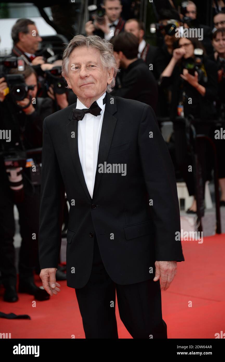 Roman Polanski arriving at SaintLaurent screening held at the Palais