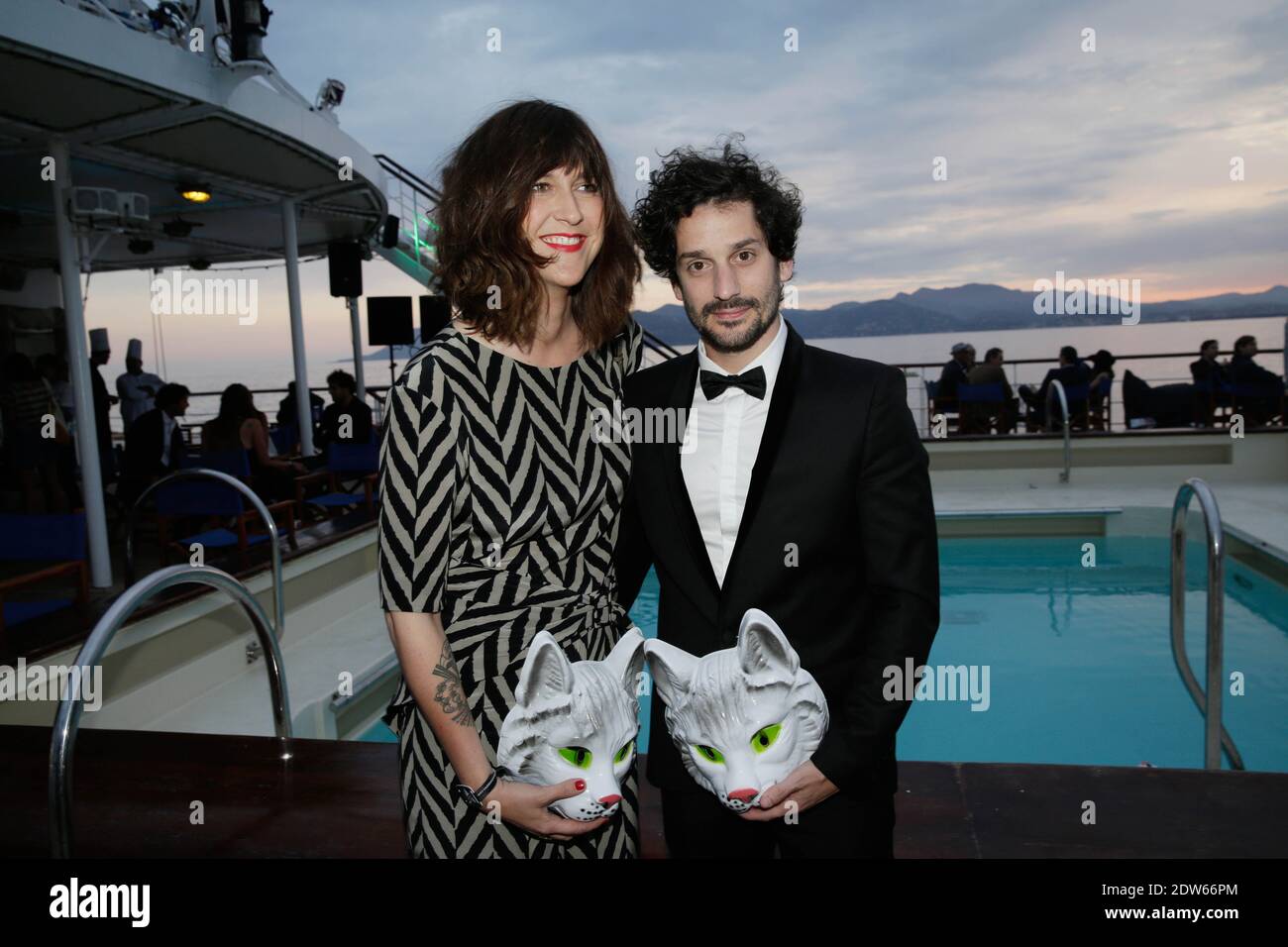 Daphne Burki and Gunther Love attending Reebok party celebrating the