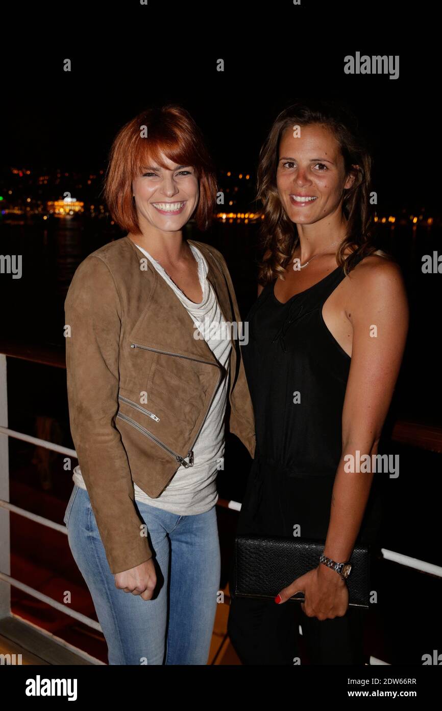 Fauve Hautot and Laure Manaudou attending Reebok party held at Villa  Schweppes during the 67th Cannes Film Festival in Cannes, France on May 16,  2014. Photo by Jerome Domine/ABACAPRESS.COM Stock Photo -