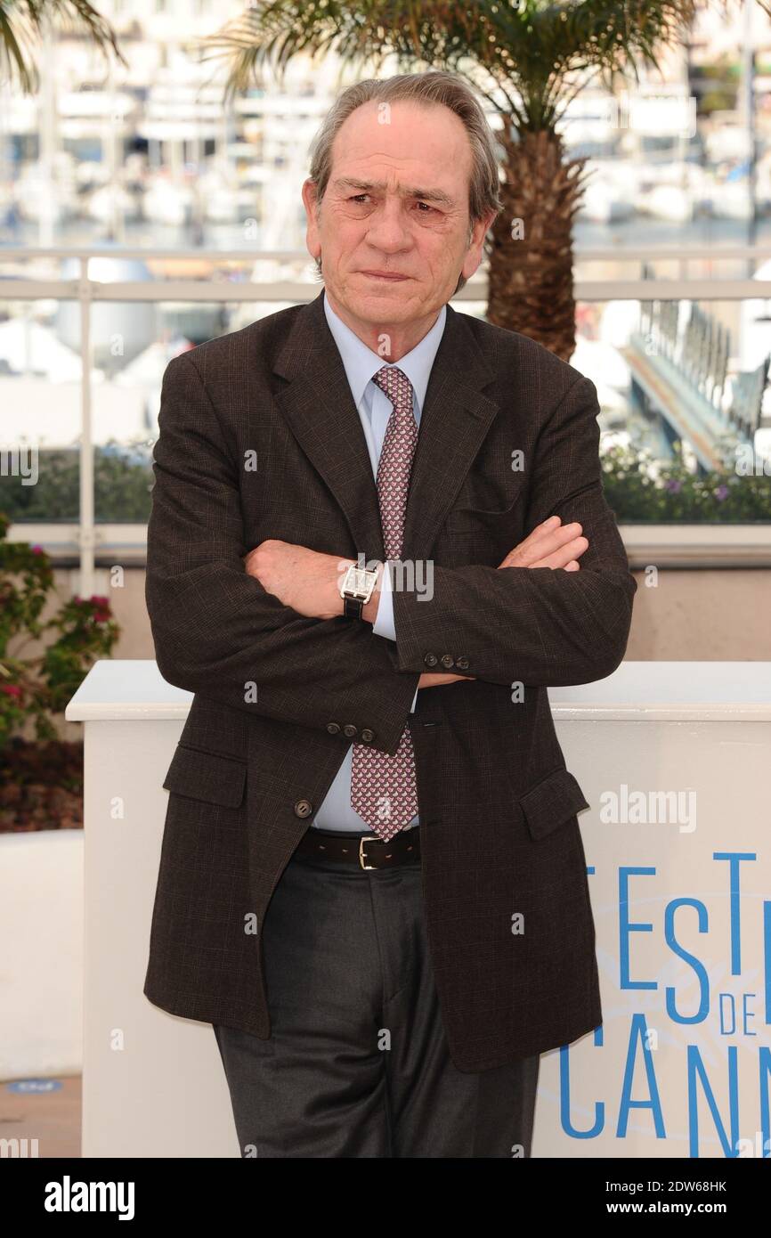 Tommy Lee Jones at the photocall for the film The Homesman at the Palais Des Festivals as part of the 67th Cannes Film Festival in Cannes, France on May 18, 2014. Photo by Aurore Marechal/ABACAPRESS.COM Stock Photo