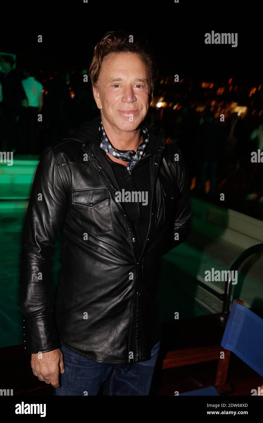 Mickey Rourke Concert Exclusive - Mickey Rourke attending the Reebok party held at Villa ...
