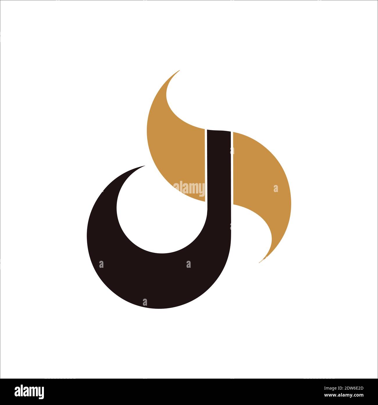 Initial letter ds logo or sd logo vector design template Stock Vector