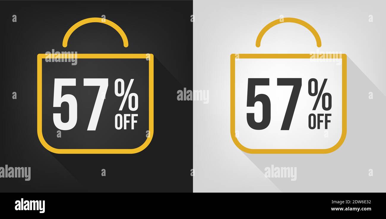 Fifty seven percent Stock Vector Images - Alamy