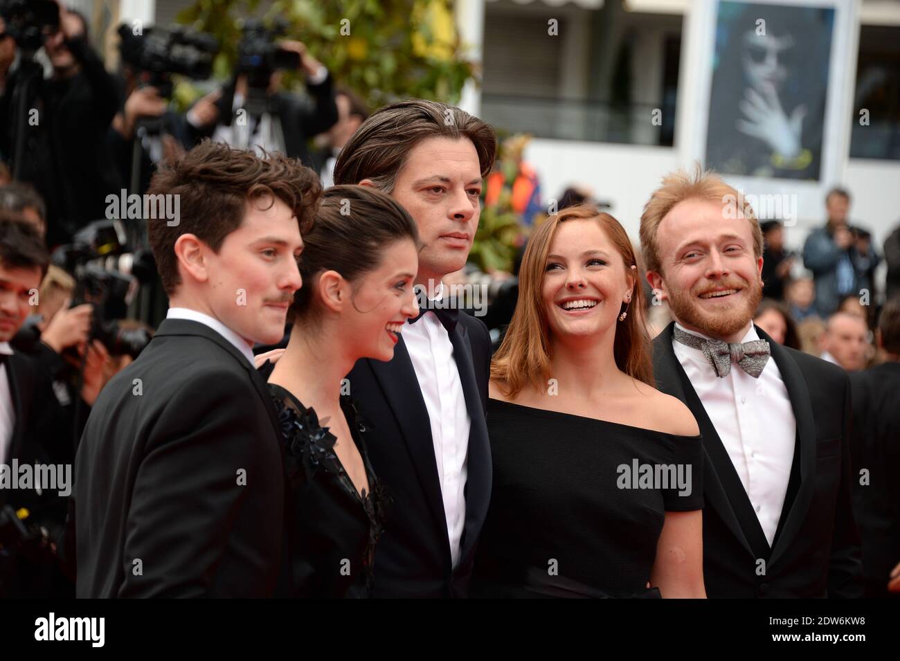 Benjamin Biolay and Barbara Probst arriving at the Palais Des Festivals for the screening of the film Foxcatcher as part of the 67th Cannes Film Festival at the in Cannes, France on May 19, 2014. Photo by Nicolas Briquet/ABACAPRESS.COM Stock Photo