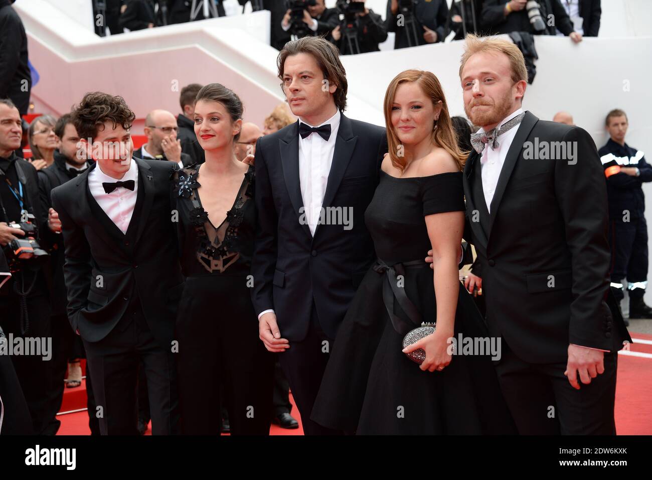 Benjamin Biolay and Barbara Probst arriving at the Palais Des Festivals for the screening of the film Foxcatcher as part of the 67th Cannes Film Festival at the in Cannes, France on May 19, 2014. Photo by Nicolas Briquet/ABACAPRESS.COM Stock Photo